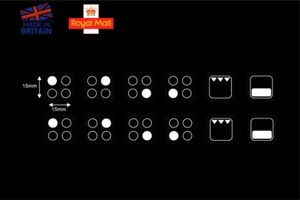 DUAL SET of 4 RING STOVE HOB WHITE PRINT STICKER COOKER DECALS FOR BLACK STOVE. - Picture 1 of 2
