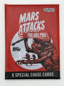 Topps SideKick Mars Attacks Philadelphia Non-Sport Show Variant Chase Wax Pack - Picture 1 of 2