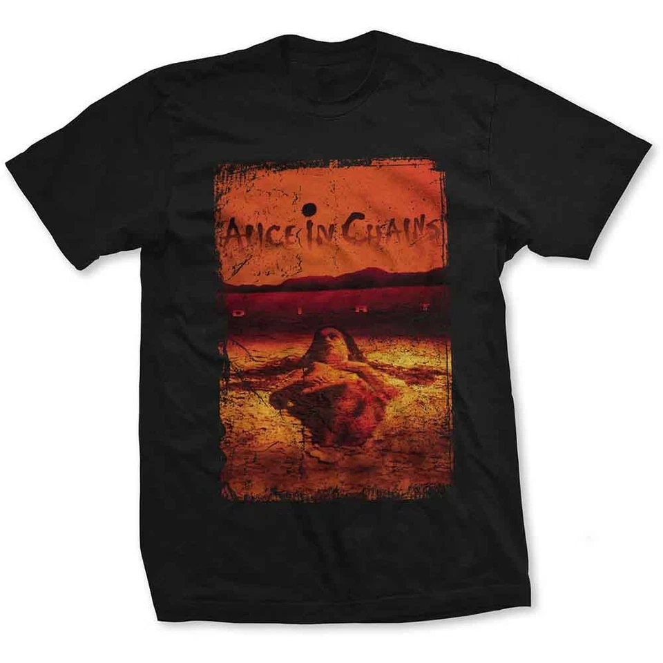 Alice In Chains 'Dirt Album Cover' Black  T shirt - NEW - Image 1 of 1