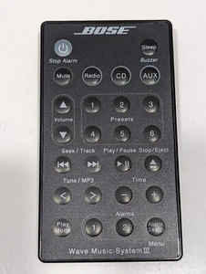 Bose Wave Music System III Remote Control for AWRCC1 AWRCC2 Wave Radio II III - Picture 1 of 4