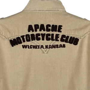 Toxic Waste Herren Hemd XL Cord Apache Motorcycle Club Rockabilly Wichita KS - Bild 1 von 15