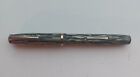 Vintage Green/Grey Striped WEAREVER fountain Pen With Leverfiller 
