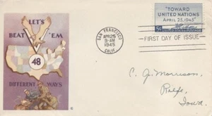 928 5c UN CONFERENCE - Minkus WWII Patriotic #16 - Bild 1 von 1