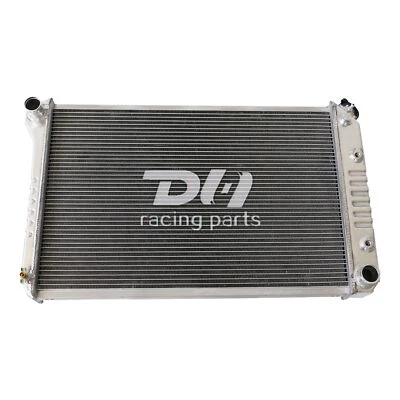 Radiador de alumínio 3 fileiras 1968-1973 Chevy Chevelle 79-87 El Camino 80-85 Impala V8 AT - Imagem 1 de 4