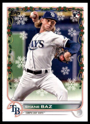 Shane Baz 2022 Topps Holiday #HW41 Tampa Bay Rays - Image 1 of 2