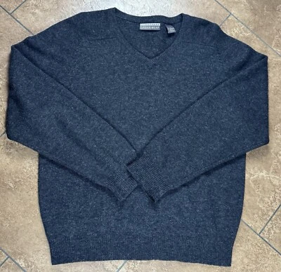Vintage Structure Urban Wear Mens Sweater L Gray Lambswool - Image 1 of 4