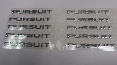 10 Lot OEM Pontiac Pursuit G5 Rear Trunk Chrome Emblem Sign Badge Logo 15264500 - Image 1 of 4