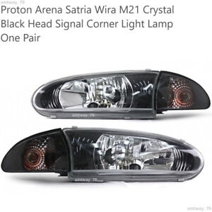 Proton Arena Satria Wira M21 Crystal Black Head Signal Corner Light Lamp SET
