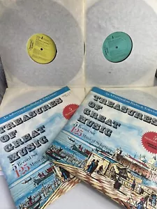 Treasures Of Great Music 5 Vinyl Vintage Record Set 125 Tracks in 2 Sleeves - Picture 1 of 9