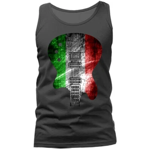 Guitar Body Flag Mexico Music Band Graphic Tank Top - Imagen 1 de 11