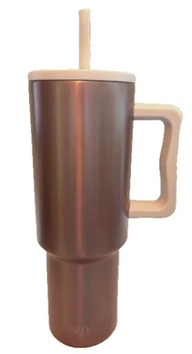 simple modern 40oz trek tumbler Rose Gold - Image 1 of 3