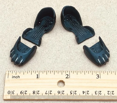 1/6 Hot Toys 12" Figura Vengadores MMS470 Pantera Negra Juego de Zapatos Foto 1 de 3