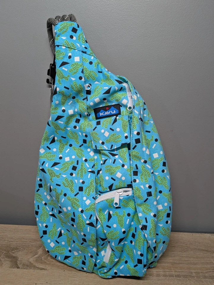 KAVU Rope Bag Sling Cactus Confetti Crossbody Backpack Travel BRAND NEW - Image 1 of 1