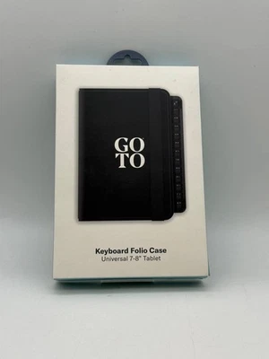 GoTo Universal 7-8" Inch Keyboard Tablet Folio Case - Image 1 of 2