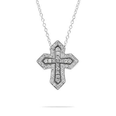 Damiani Belle Epoque Crown S 20089078 18k white gold necklace - Image 1 of 4