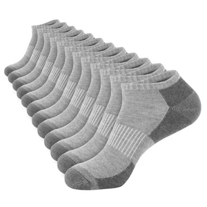 12 Pack Mens Cushioned Ankle Socks, Low Cut Breathable Casual Socks (Shoe Siz... - Picture 1 of 7