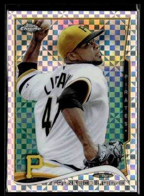 2014 Topps Chrome Xfractor Francisco Liriano Pittsburgh Pirates #115 - Image 1 of 2