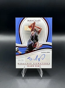Panini Immaculate 2022-23 - Shawn Kemp automático/25 firmas anunciadas rojo #IHS-SKE - Imagen 1 de 3