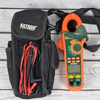 Pinza amperimétrica Extech EX613 400A doble entrada AC/DC + NCV Foto 1 de 4