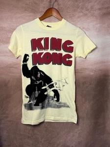 King Kong Dragonfly Girls T-Shirt Size L Vintage Flocked Graphic Rare - Picture 1 of 6