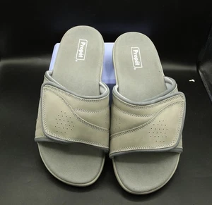 ProPet Emerson Herren-Pantolette, grau, Obermaterial Leder, MSV021P, US-Größe 9 XX (5E) - Bild 1 von 6