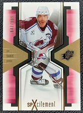 2006-07 SPx SPxcitement #X22 Joe Sakic 647/999
