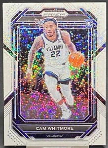 2023 PANINI PRIZM DRAFT PICKS WHITE SPARKLE SP ROOKIE CAM WHITMORE VILLANOVA - Picture 1 of 4