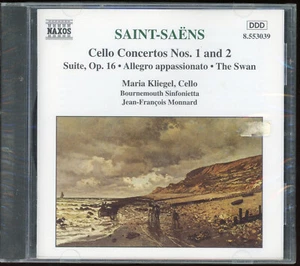 Saint-Saens Cello Concerto 1, 2 Maria Kliegel Naxos1995 NEW & SEALED - Bild 1 von 2