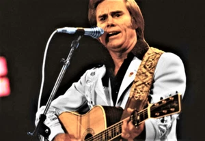 GEORGE JONES REFRIGERATOR PHOTO MAGNET 3"-5" - Picture 1 of 3