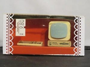 Casa de muñecas miniatura 1:12 Bodo Hennig computadora de madera 7081 caja - Imagen 1 de 4