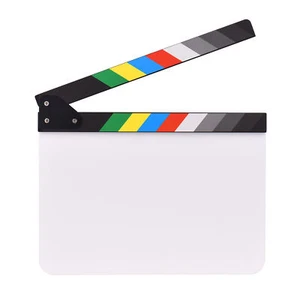 Cartel de película Clapper Clapper Clapper Board cartel de película utilería de director pizarra S5A1 - Imagen 1 de 10
