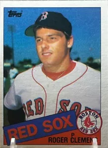 1985 Topps #181 Roger Clemens Rookie RC Red Sox - Picture 1 of 2