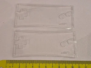 NINTENDO GAMEBOY ADVANCE MICRO CLEAR CONSOLE FRONT FACEPLATE FASCIA USB CHARGER - Picture 1 of 2