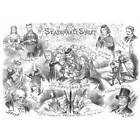 Victorian Christmas and Winter Scenes - Antique Print 1868