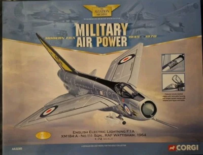 Corgi Aviation English Electric Lightning F.1A No.111 Sqd RAF 1964 AA32305 1:72 - Image 1 of 4