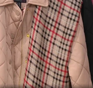 Isaac Mizrahi Live! - Printed Scarf with Lollipop Trim - Cappuccino Plaid - Picture 1 of 5