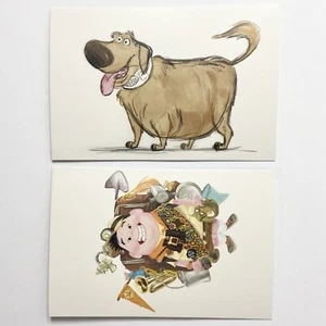 Coppia Cartoline Up 2012 L'Arte della Pixar - Foto 1 di 2