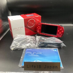 Consola portátil Sony PSP 3000 roja radiante - Sistema de juegos portátil PlayStation - Imagen 1 de 22
