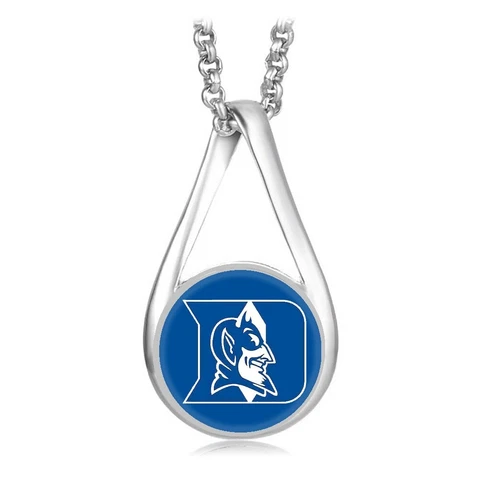 Blue Devils Womens Sterling Silver Necklace Gift D28 Cover
