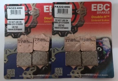EBC Sintered FRONT Disc Brake Pads Fits TRIUMPH SPEED TRIPLE 1050 (2007 to 2010) - Image 1 of 4