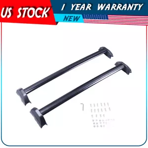 For Rack Cross 2005 Honda CR-V Roof Bar Black Pair Set Luggage Carrier Bar US - Foto 1 di 19