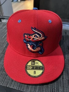 Jacksonville Jumbo Shrimp 2023 Official 59Fifty Sz 8 New With Stickers New Era - Picture 1 of 4