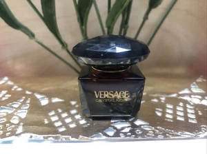 Versace Crystal Noir For Women Perfume Eau de Parfum 0.17 oz ~ 5 ml MINI Splash - Picture 1 of 2