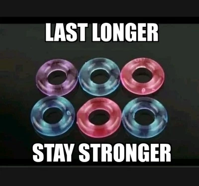 Paquete de 6 anillos para pollas fuertes y duros donuts para pollas más duras y sexo más largo Foto 1 de 4