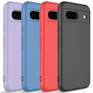 For Google Pixel 8a Liquid Silicone Case Rugged Shockproof Hybrid Phone Cover - Photo 1 sur 69