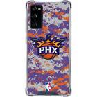 NBA Phoenix Suns Galaxy S20 FE Clear Case - Phoenix Suns Digi Camo