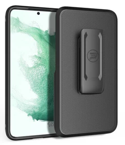 Para Samsung Galaxy S22 PLUS 5G Dual Layer Hybrid Case Holster Combo - Imagen 1 de 10