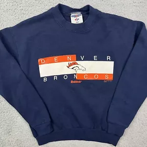 Vintage Denver Broncos Rundhalsausschnitt NFL Football Pullover Sweatshirt Gr. Jugend Large - Bild 1 von 6