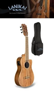 Ukelele eléctrico Lanikai superior lisa acacia 6 cuerdas guitelele | distribuidor autorizado - Imagen 1 de 7