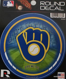  Milwaukee Brewers MLB Decal Car Window 4.5" Sticker Baseball Licensed Sports  - Picture 1 of 2
